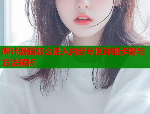 哔咔漫画怎么进入内部专区详细步骤与方法解析  第1张
